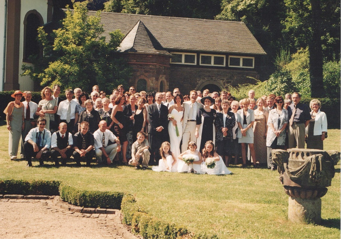 Hochzeit Joachim Richter und Helga Haßler, 12. August 2000, Wadern-Dagstuhl