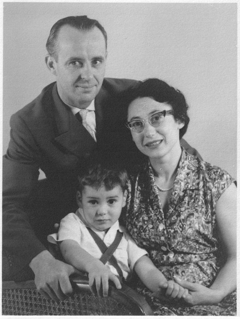 Heinz und Sigrid Richter, geb. Schneider, mit Joachim Richter