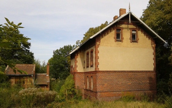 Bahnhof Cunnersdorf Haus des Bahnvorstehers