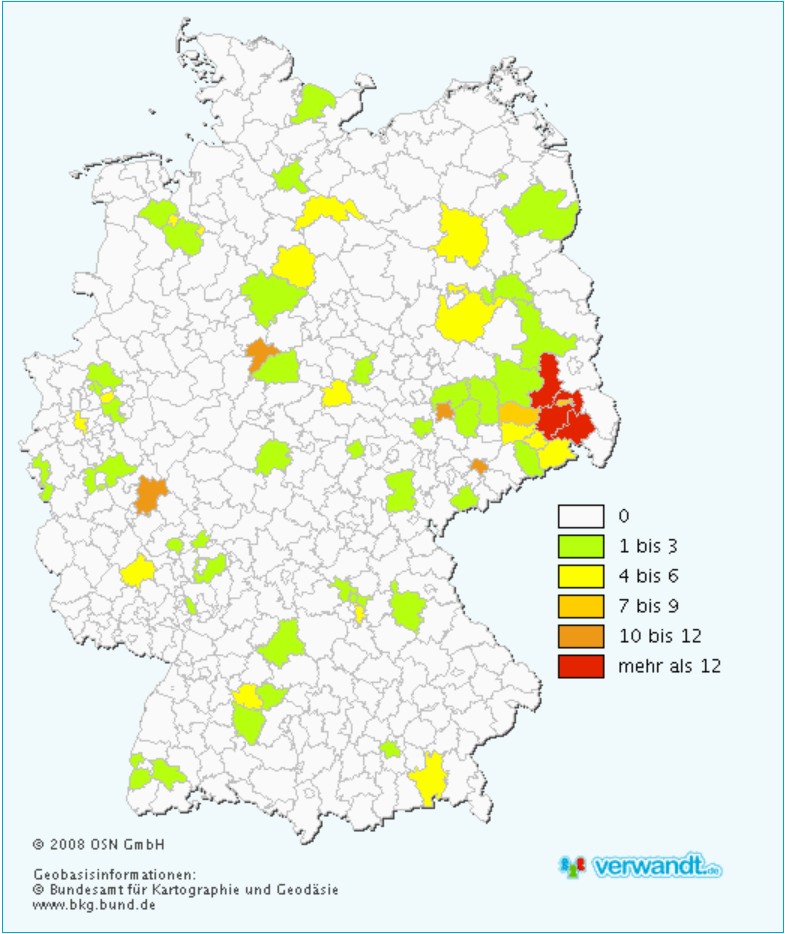 Familienforschung Richter-Thomschke in Sachsen: Johann Christian Thomschke, Schönbach  bei Kamenz in der Oberlausitz.